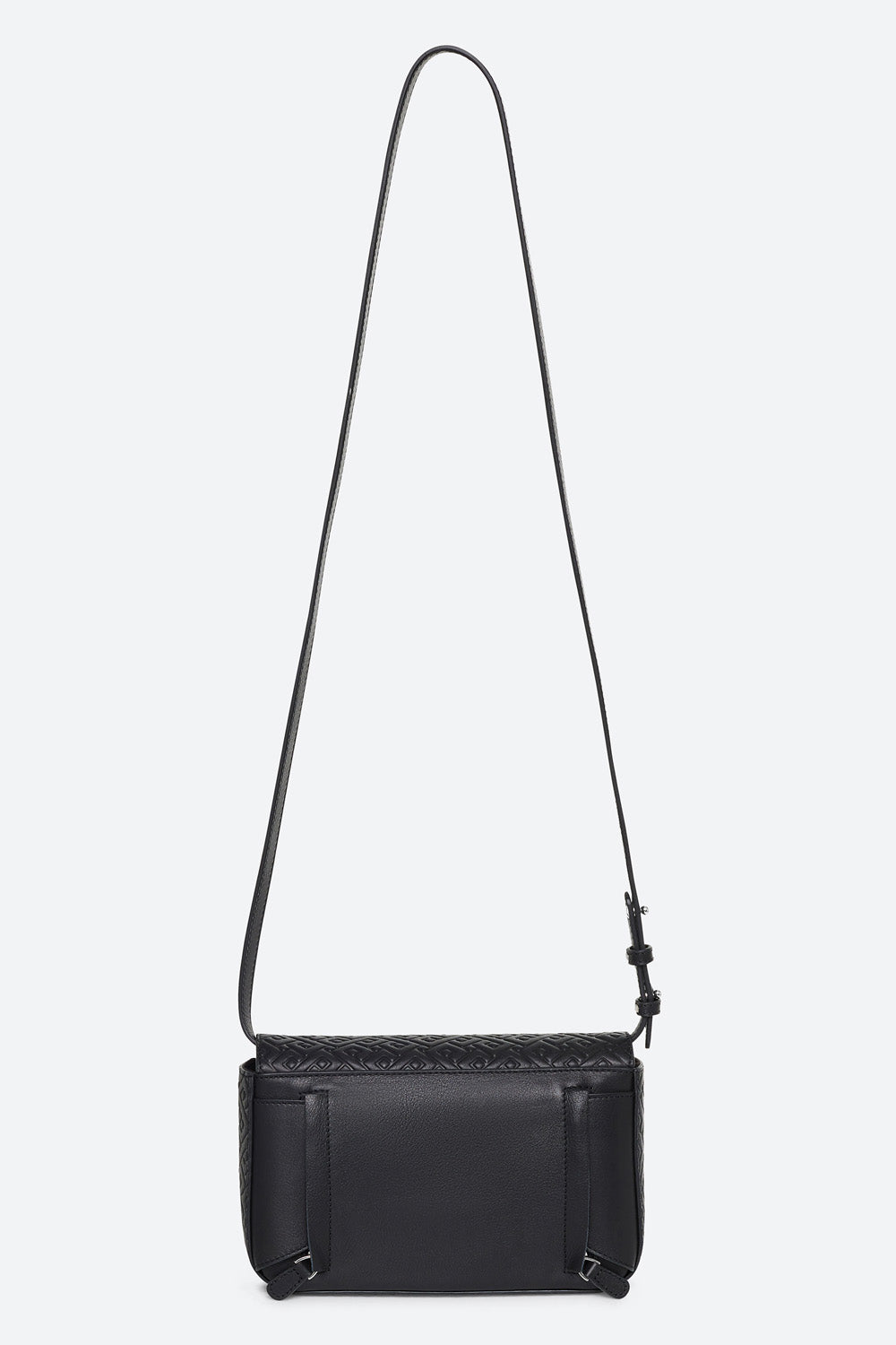 Soledad Leather Belt Bag in Black, with Matte Black Hardware