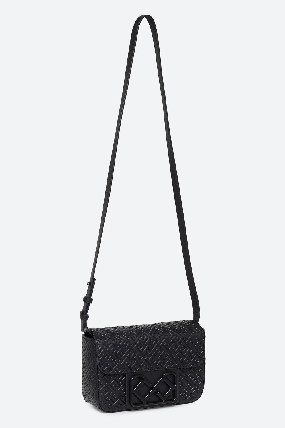 Belt Bag - Monogram Black Leather Crossbody