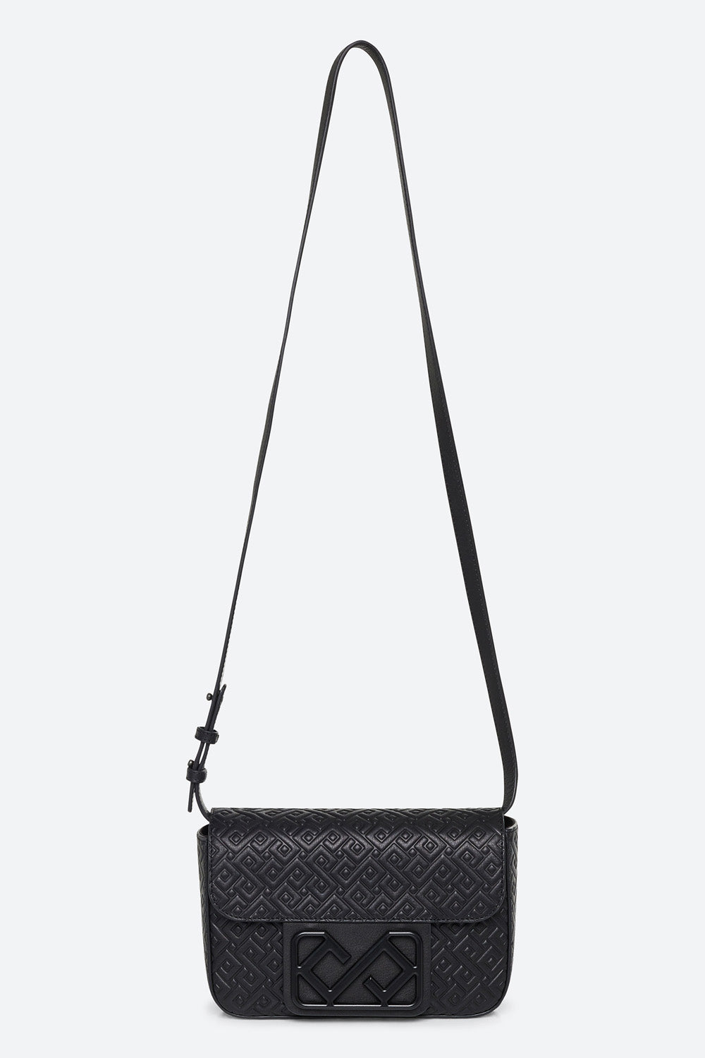 Soledad Leather Belt Bag in Black, with Matte Black Hardware