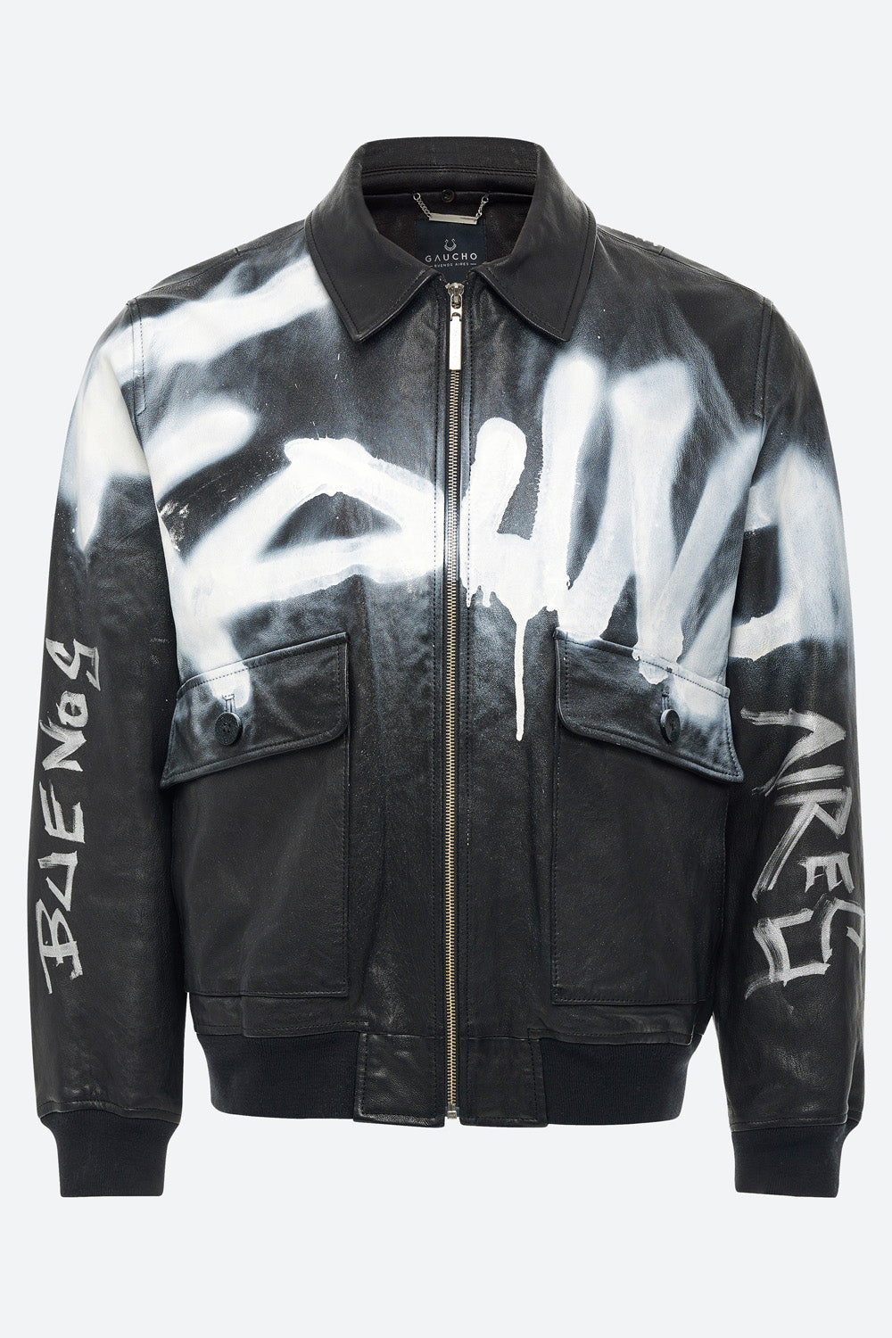 Art Basel Inspired Gurruchaga Bomber in Black