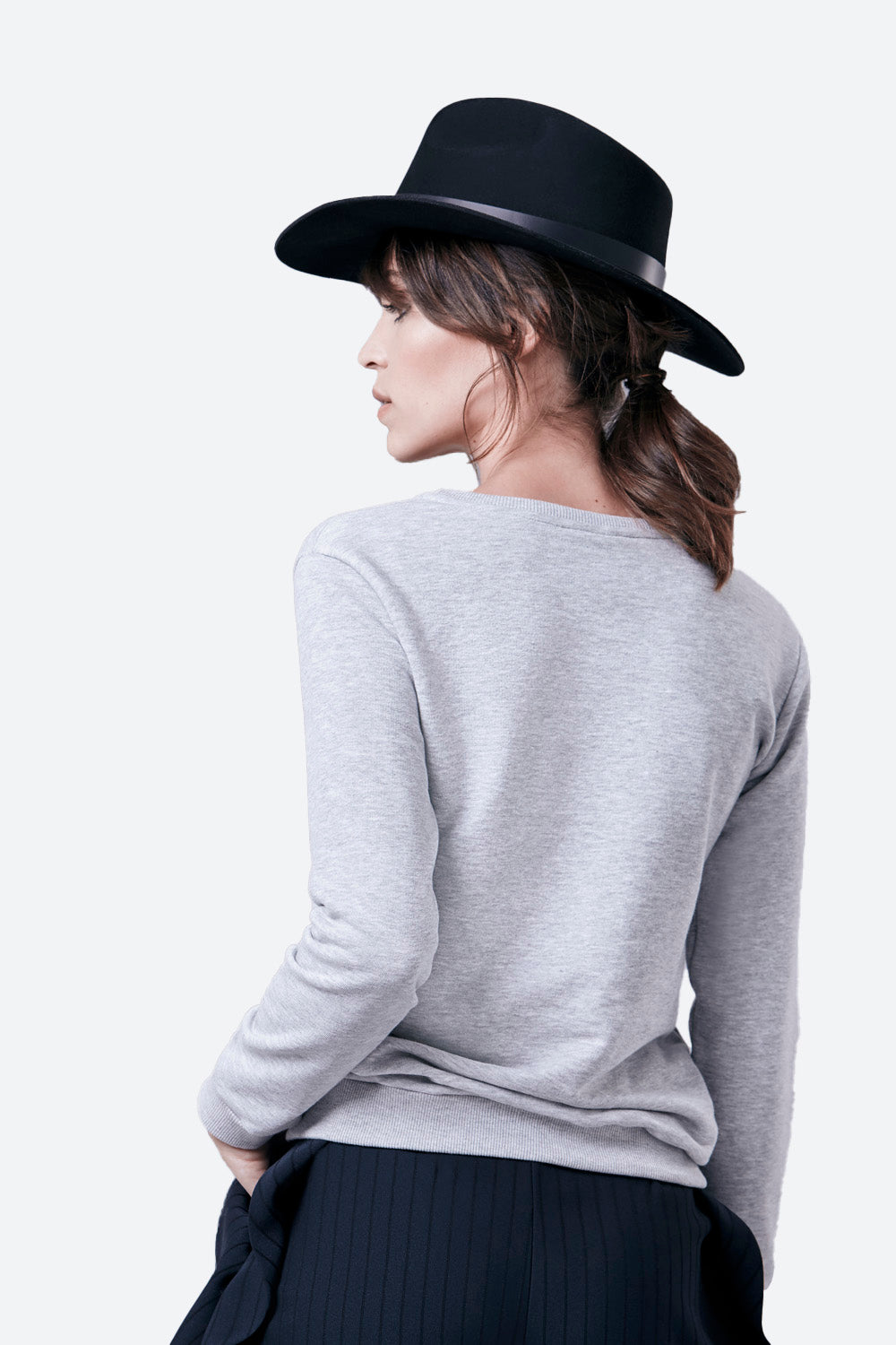 Women's Bulnes Sweatshirt in Heather Grey