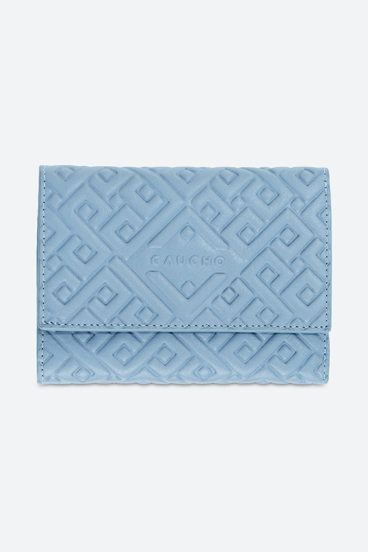 Tigre Tri-Fold Wallet in Blue