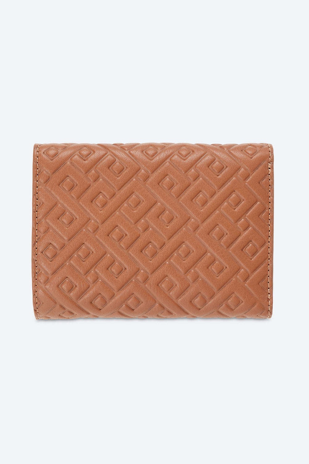 Tigre Tri-Fold Wallet in Cognac