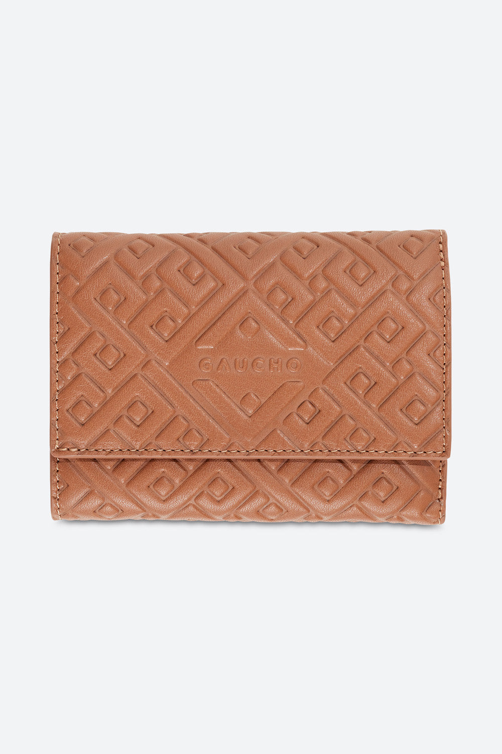 Tigre Tri-Fold Wallet in Cognac