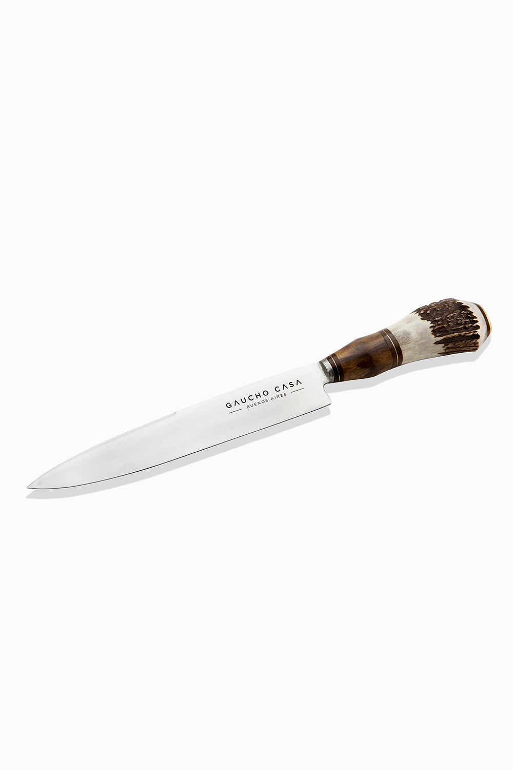Gaucho Casa Tandil Gaucho Knife With Deer-Horn and Guayubira-Handle and Stainless-Steel Blade