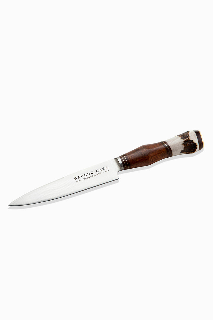 Gaucho Casa Tandil Gaucho Knife With Deer-Horn and Guayubira-Handle and Stainless-Steel Blade