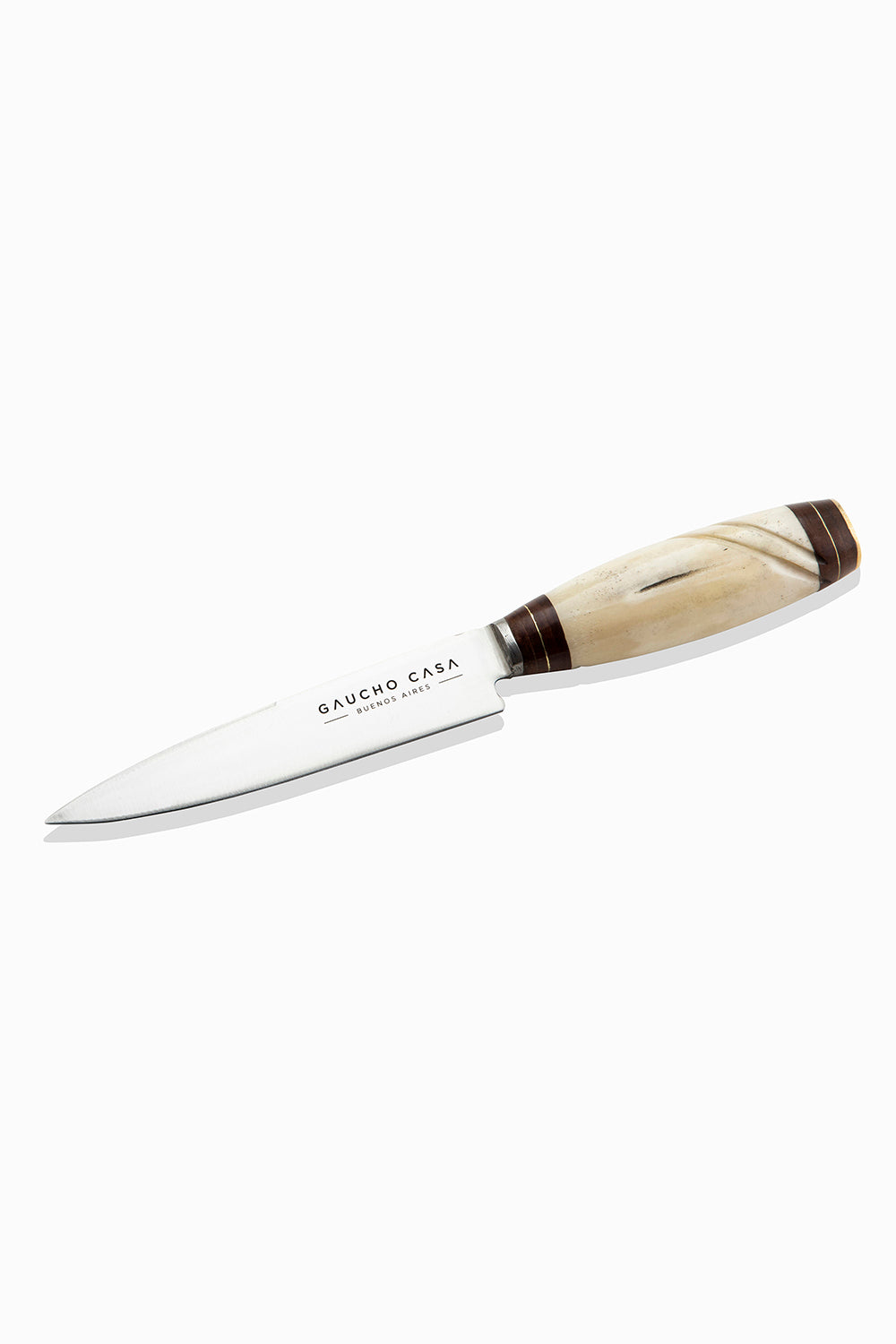 Gaucho Casa Tandil Gaucho Knife With Cow-Bone Handle and Stainless-Steel Blade