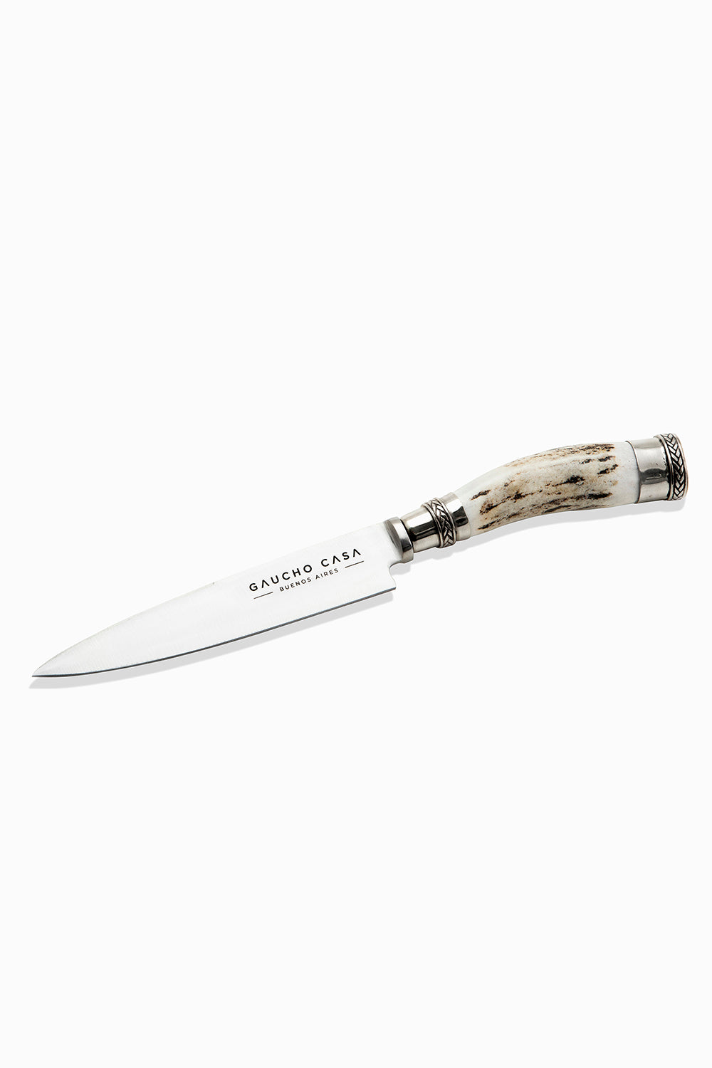 Tandil Knife With Deer-Horn and Silver Nickel Handle