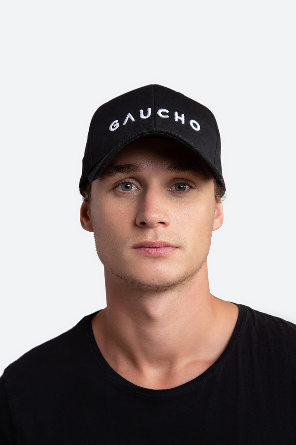Men's Iconic Gaucho Cap in Black White