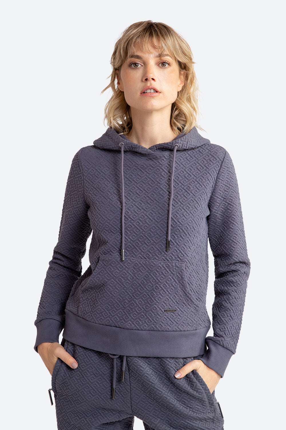 Women's Gorriti Gaucho Pattern Hoodie in Slate