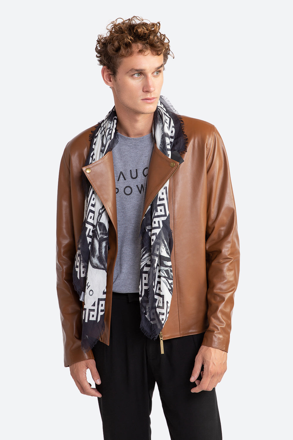 Men's Rural Scarf in Grey