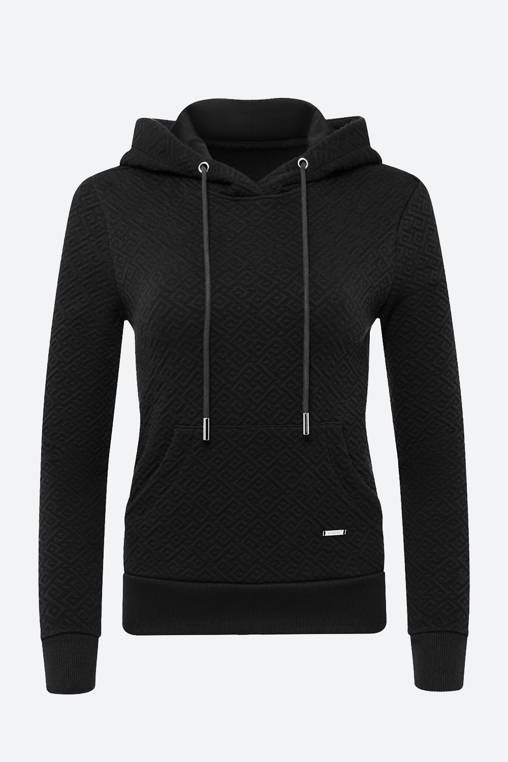 Women's Gorriti Gaucho Pattern Hoodie in Black