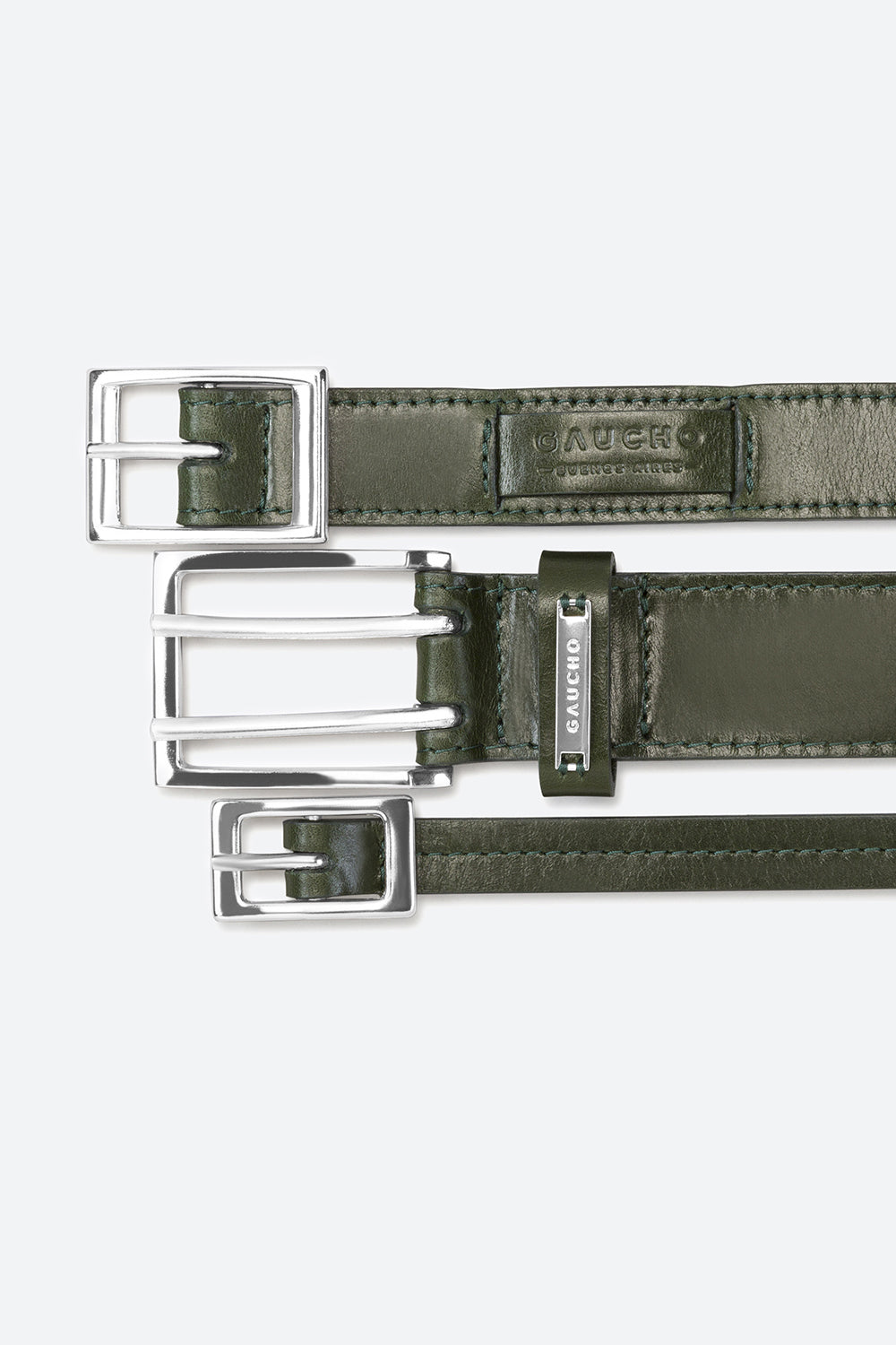 Corset Ushuaia Leather Belt in Green